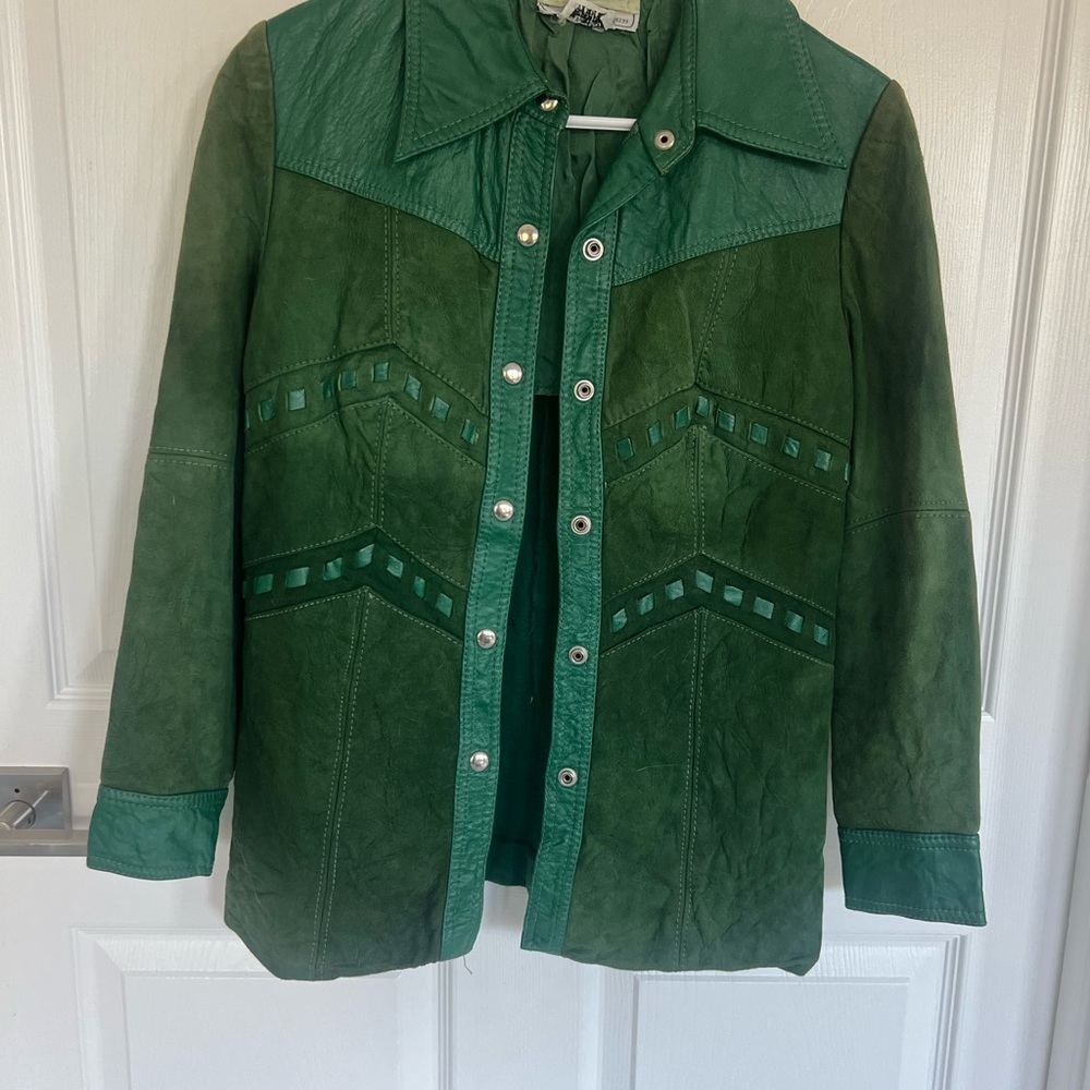 Alvin’s Continental Room Green Suede Jacket